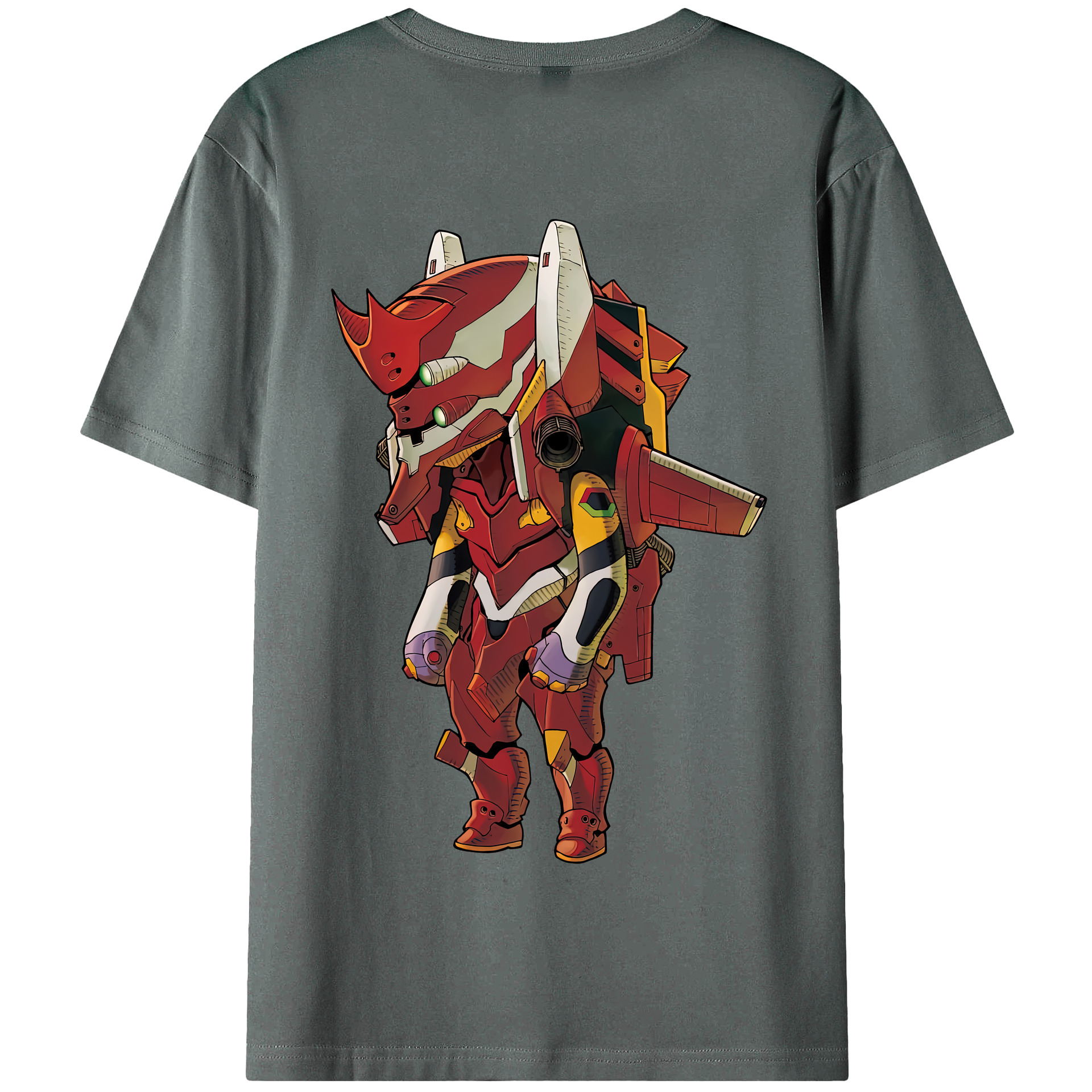 （画像用） EVA 新世紀エヴァンゲリオン 綿100％半袖Tシャツ（背面プリント）